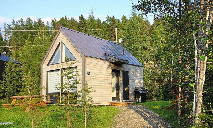 Sainte-Marguerite-du-Lac-Masson Chalet De Esquí | Scandinavian mountain mini chalet