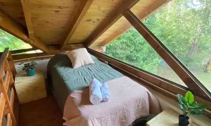 San Carlos de Bariloche Cabina | Cabaña parejas, familia o amigos - KM14 - Bosque
