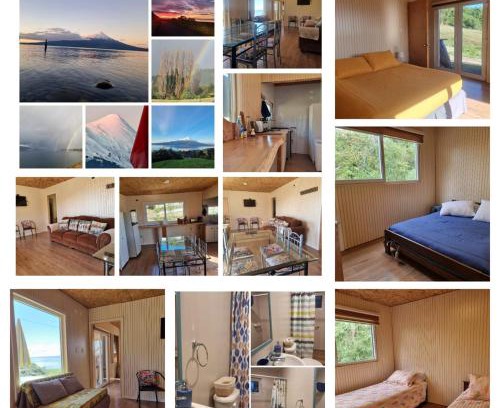 Ensenada Chalet De Esquí | Cabaña con vista panorámica inigualable al lago Llanquihue y volcán Osorno