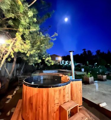 Tunquen Casa | Cabaña en Tunquén con parrilla, fogón, piscina y bosque