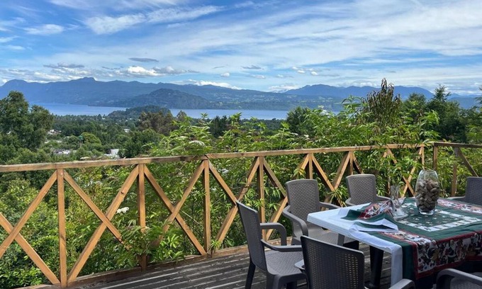 Lican Ray Casa | Cabaña Licanray, vista volcán Villarrica y lago Calafquén