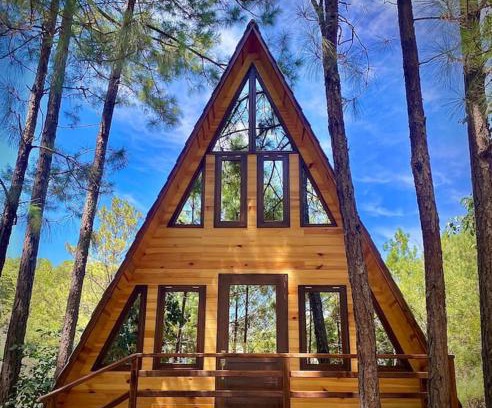 San Jose del Pacifico Chalet De Esquí | Cabaña nueva en el bosque y cerca al río Starlink