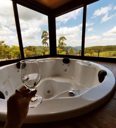 Capitao Casa | Cabana com hidro e natureza!