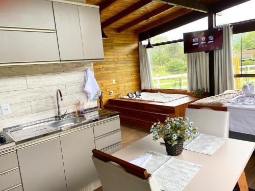 Praia Grande Chalet De Esquí | Cabana Flor de Cactos