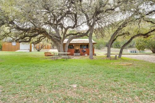 Concan Casa | Cabana Luna Cabin with Deck, Swing and Fire Pit!