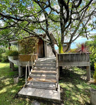 Fronsac Apartamento | Cabane en bois climatisée