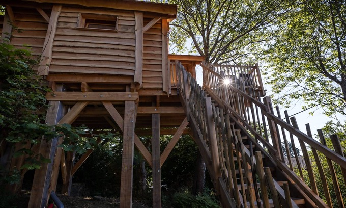 Urcuray Cabina | Cabane d'Annie-Cabaña de madera-Confortable-Baño privado con bañera-Vista a l...