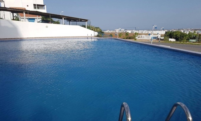 M'diq Apartamento | Cabo negro studio hermosa terraza con vista al mar y piscina