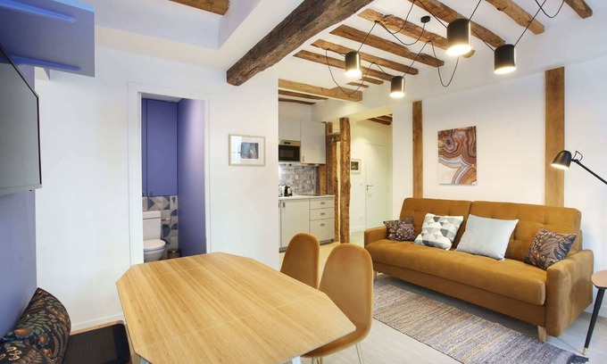 Quartier du Faubourg-Montmartre Apartamento | Cadet 104 - Una Habitación Piso, Capacidad 4