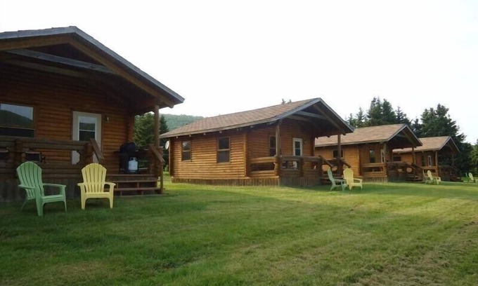 Margaree Forks Cabaña | Cajun Cedar Log Cottages 2 hab. - Cape Breton Unit1