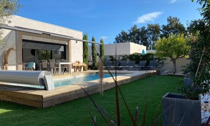 Lecci Casa | Cala Rossa: encanto MT **** + Calidad / Precio - Piscina privada climatizada-Aire acondicionado- WIFI