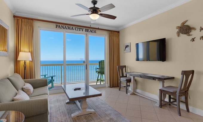 Panama City Beach Condominio | CALYPSO 1BR / 1. ¡5BA con ESTACIONAMIENTO RESERVADO GRATIS! ¡WIFI!