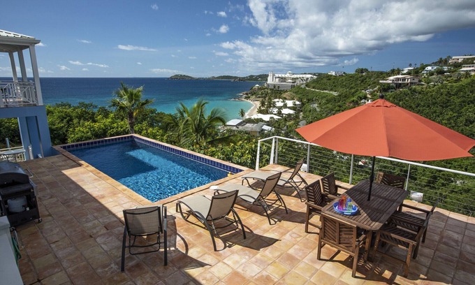 Estate Frenchman Bay Villa | Hermosas vistas de la playa Morningstar!