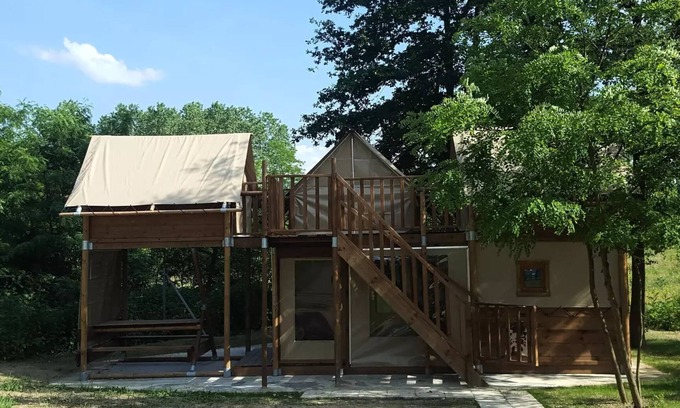 Cormoranche-sur-Saone Casa | Camping du Lac **** - Shack Situada 4 Habitaciones 6 Personas