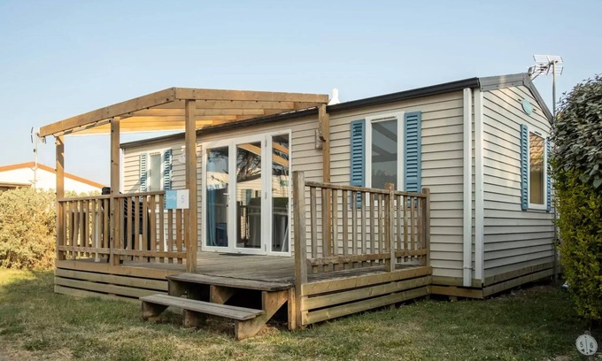 Saint-Michel-Chef-Chef Casa | Camping du Bord de Mer *** - Mobil home Eco 2 bedrooms + terrace - economical 4 people