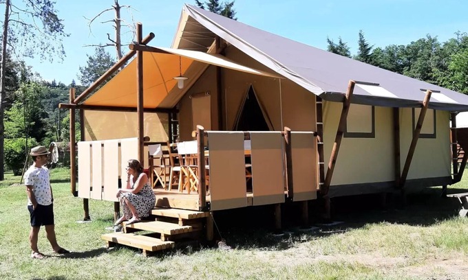 Arlebosc Casa | Camping du Viaduc*** - Jungle Lodge 3 Rooms 5/7 People Without sanitary facilities