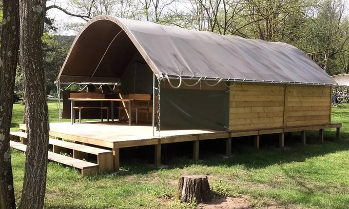 Arlebosc Casa | Camping du Viaduc ** - Tienda de campaña Kibo 3 habitaciones 5 personas