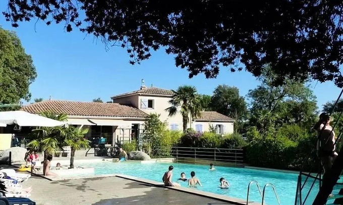 Brousses-et-Villaret Casa | Camping Flower Le Martinet Rouge *** - NEW / Premium Chalet 28m2 - 2 bedrooms - covered terrace - TV for 5 people