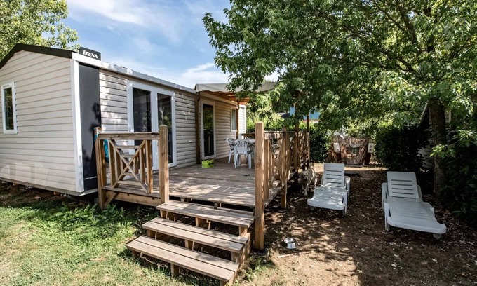 Saint-Jean-du-Bruel Casa | Camping Flower La Dourbie **** - Mobile home St Guiral 3 rooms 4 people