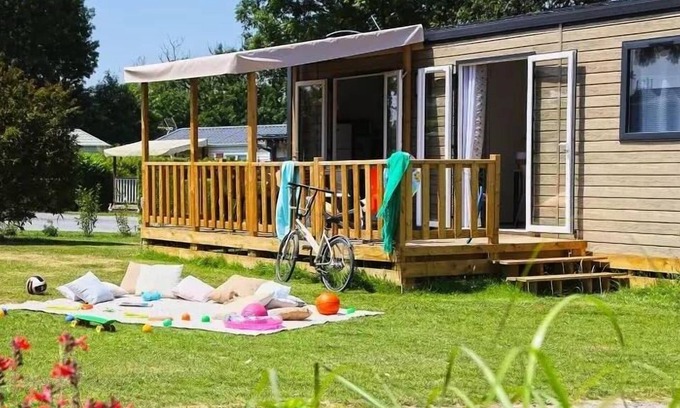 Cahagnolles Casa | Camping L'Escapade **** - Mobile home Grand Large 34m2 (3 bedrooms) + terrace 6 people