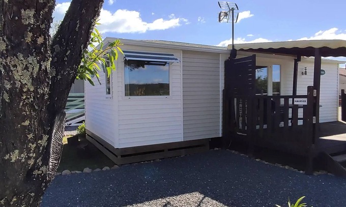 Massillargues-Attuech Casa | Camping l'Olivier *** - Casa móvil 3 habitaciones 4 Personas