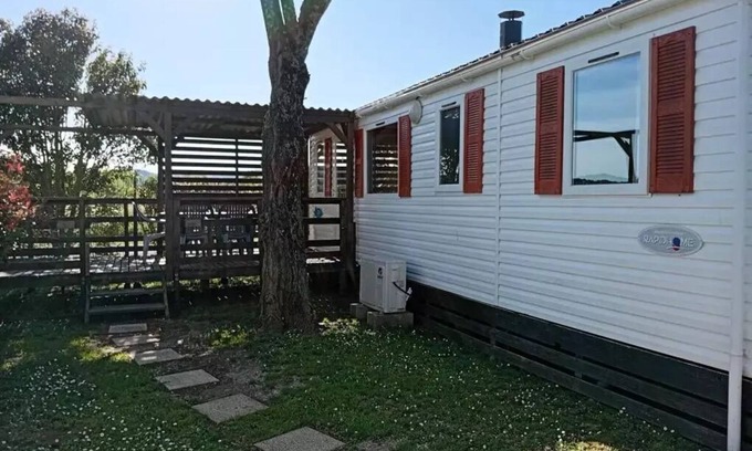 Massillargues-Attuech Casa | Camping l'Olivier *** - Loft Clim casa móvil 4 piezas 6 personas
