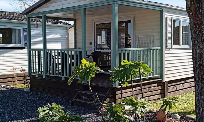 Massillargues-Attuech Casa | Camping l'Olivier *** - Casa móvil 3 piezas 3 personas