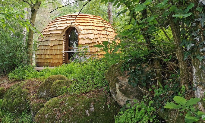 Saint-Aubin-le-Cloud Cabina | LE NID'GLOO-Cabaña-Baño compartido-Económico-Vista al Lago
