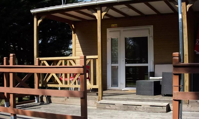 Saint-Gaultier Chalet De Esquí | Camping L'Oasis du Berry **** - Chalet de lujo 2 habitaciones 2 Personas
