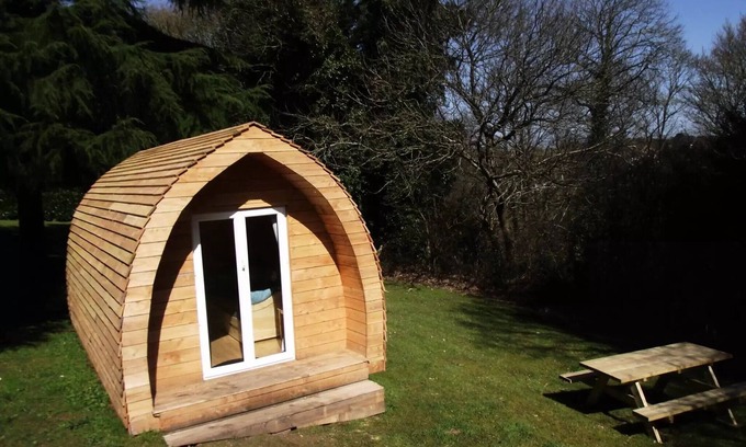 Saint-Nicolas des Eaux Casa | Camping Le Clos du Blavet *** - Unusual cabin POD 1 room 3 people Without sanitary facilities