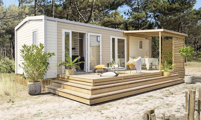 Nevez Casa | Camping Le Raguenès Plage**** - Mobile home Grand Large 3 rooms 4/5 people