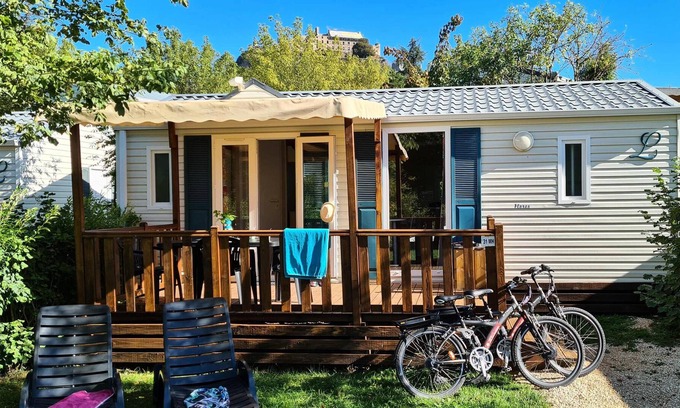 Severac-d'Aveyron Casa | Camping les Calquieres**** - Mobile home Sunny 3 rooms 4 people