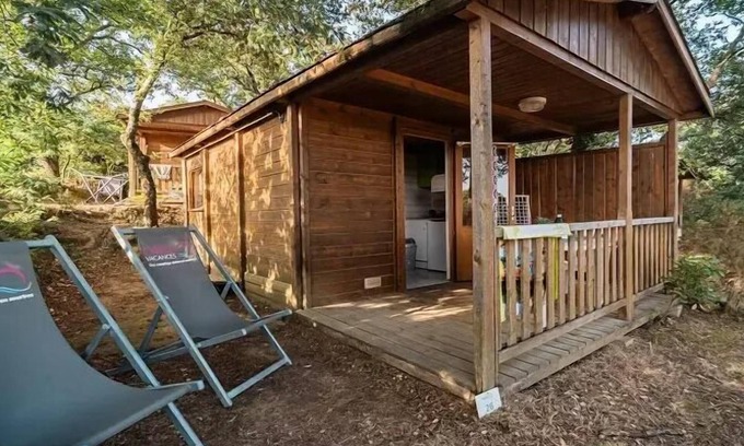 Laroque-des-Alberes Chalet De Esquí | Camping des Albères **** - Chalet 2 personas