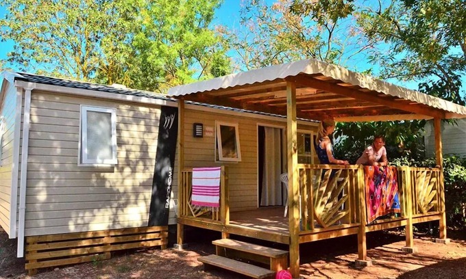 Canet Casa | Camping maeva Club Les Rivières **** - Mobile Home 3 Rooms 4 people Air-conditioned + TV