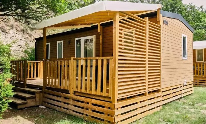 Messery Casa | Camping maeva Escapades Relais du Léman *** - Premium Mobile Home 4 Rooms 6 People Air Conditioned + TV