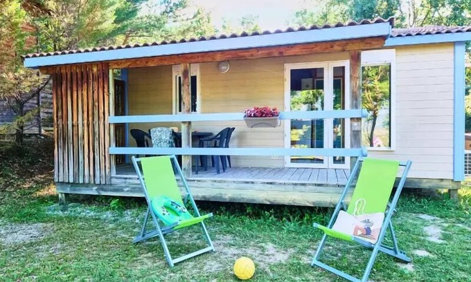 Recoubeau-Jansac Casa | Acampar Couriou **** - Bungalow Confort 3 habitaciones 5 Personas