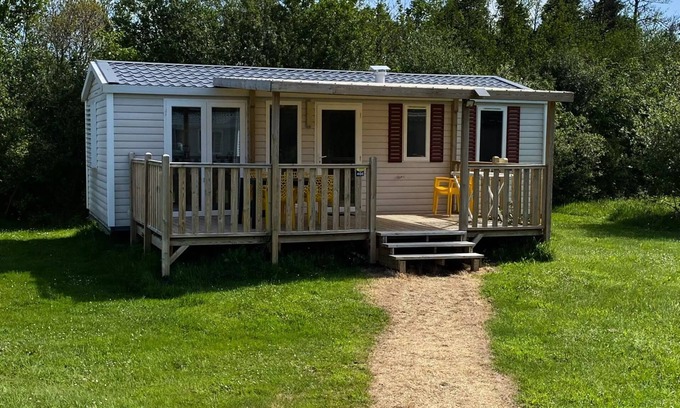 Plougasnou Casa | Camping de Mesqueau *** - Casa móvil Superior Riviera 4 habitaciones para 6 personas