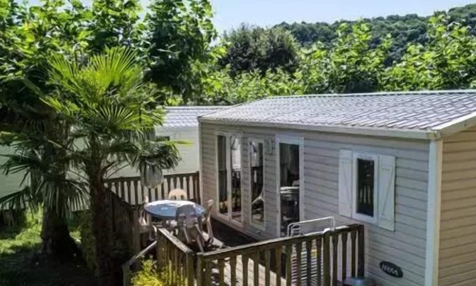 Saint Martial Entraygues Casa | Camping Sea Green Château Du Gibanel **** - Mobilhome for 6 People