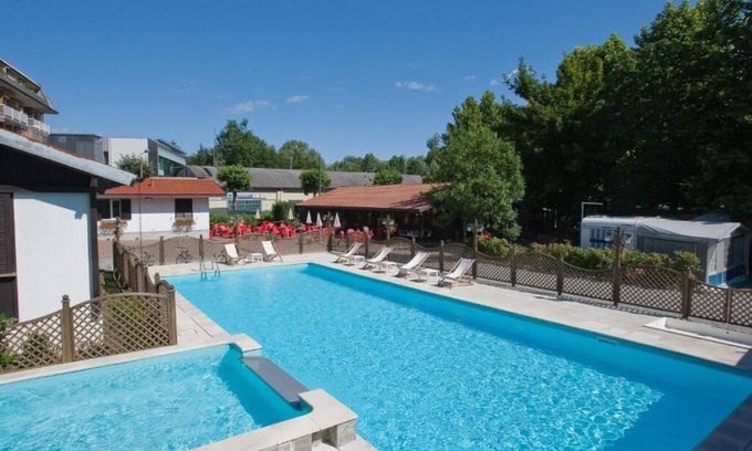 Barza Casa | Camping Smeraldo Dormeletto Mobilehome Standard with lake view for 4 persons