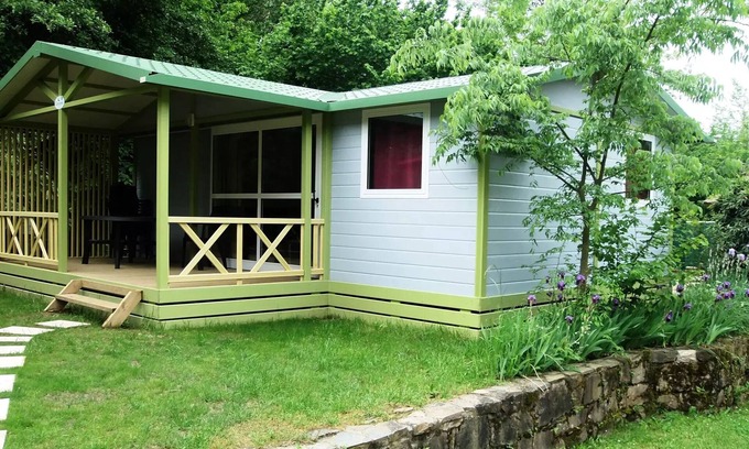 Saint-Jean-du-Gard Chalet De Esquí | Camping des Sources *** - Chalet 4 piezas para 8 personas