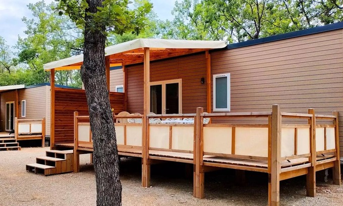 Bauduen Casa | Camping Tikayan Rives du Lac de Sainte Croix*** - Mobile home Maryland Comfort 5 rooms 8/10 people Air-conditioned