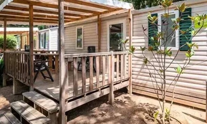 Nans-les-Pins Casa | Campsite Domaine de la Sainte Baume**** - Comfort mobile home 2 rooms for 2 people Air-conditioned + TV