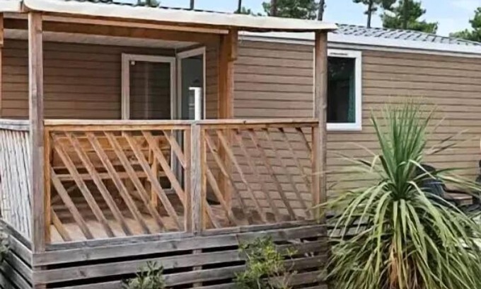 Nans-les-Pins Casa | Campsite Domaine de la Sainte Baume**** - 3-room Comfort mobile home for 4 people Air-conditioned + TV