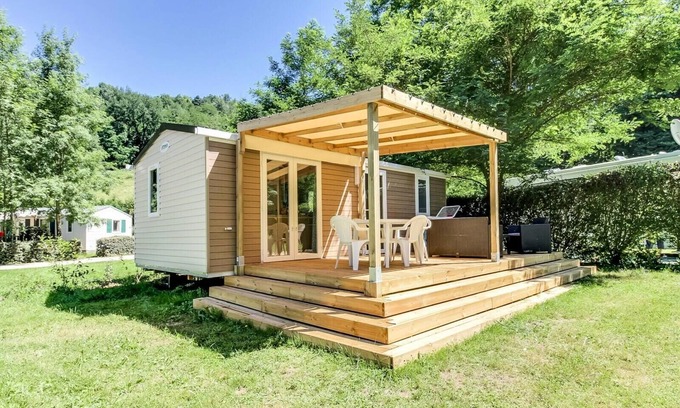 Montels Casa | Flower L'Arize campsite **** - Riviera Confort 3-room mobile home for 4 people