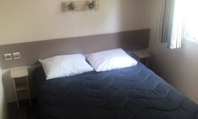 Saint-Jean-Pla-de-Corts Casa | Campsite Les Casteillets *** - Mobile home Comfort 28 m2 - 2 bedrooms - air conditioning 4 people