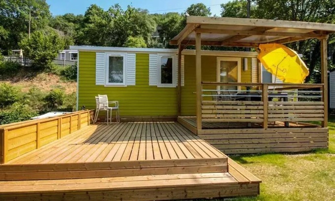 Souillac Casa | Camping La Draille - Casa móvil Sarlat la Caneda 4 habitaciones 6 personas