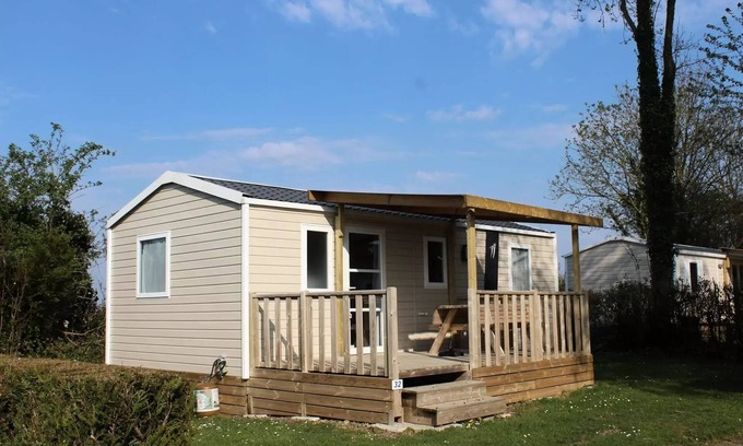 Balleroy Casa | Campsite Le Clos de Balleroy *** - Mobil home Lodge 8073 3 bedrooms - 33 m2 + semi covered terrace 6 people