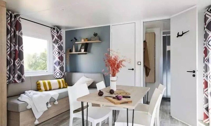Balleroy Casa | Campsite Le Clos de Balleroy *** - Mobil Home Lodge 770 Comfort plus 2 bedrooms - 30 m2 + terrace semi covered 5 people