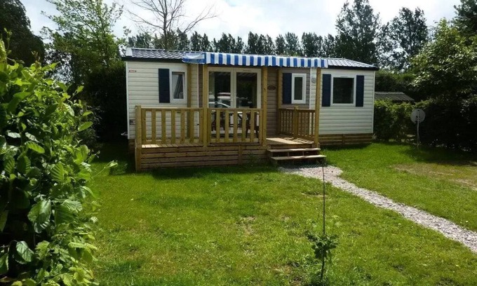 Licques Casa | Campsite Les Pommiers des 3 Pays **** - Mobil home 55 6 people