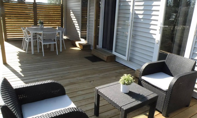 Chastanier Casa | Camping Les sous bois du Lac *** - Ophéa Mobil-home Apartamento 3 piezas para 6 personas